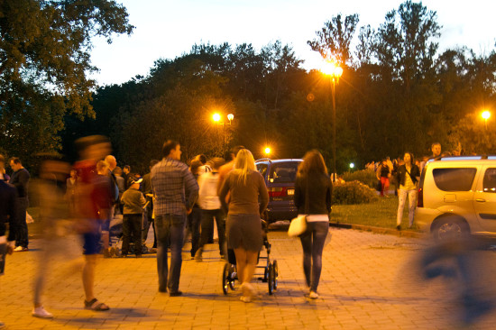 Салют на праздник города в Минске 3 июля.